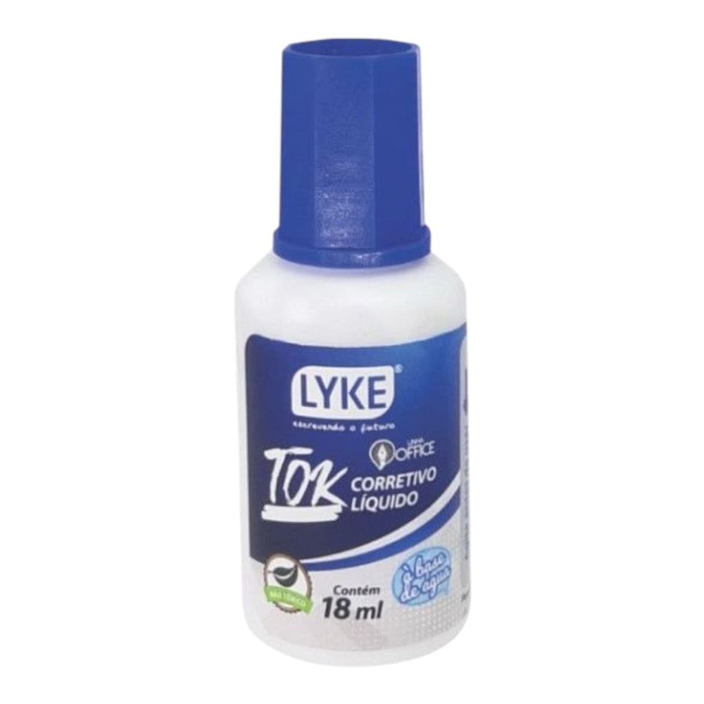 KIT PROMOCIONAL Corretivo Líquido Escolar Lyke 18ml