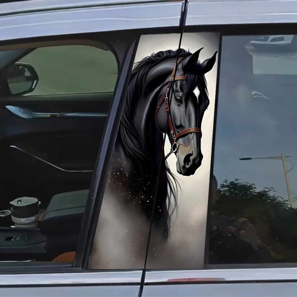 Adesivo de coluna central de venda quente para carro, tira decorativa dominadora, à prova d'água, janela, resistente a a