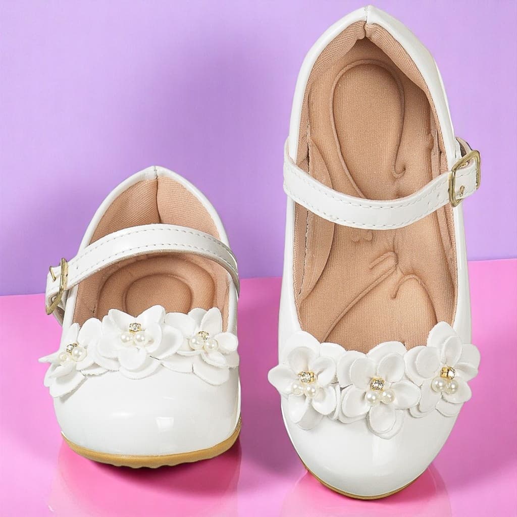 Sapatilha Infantil Menina Feminina Sapato Boneca Sapatinho Daminha Batizado 16 ao 34 Festa Flor