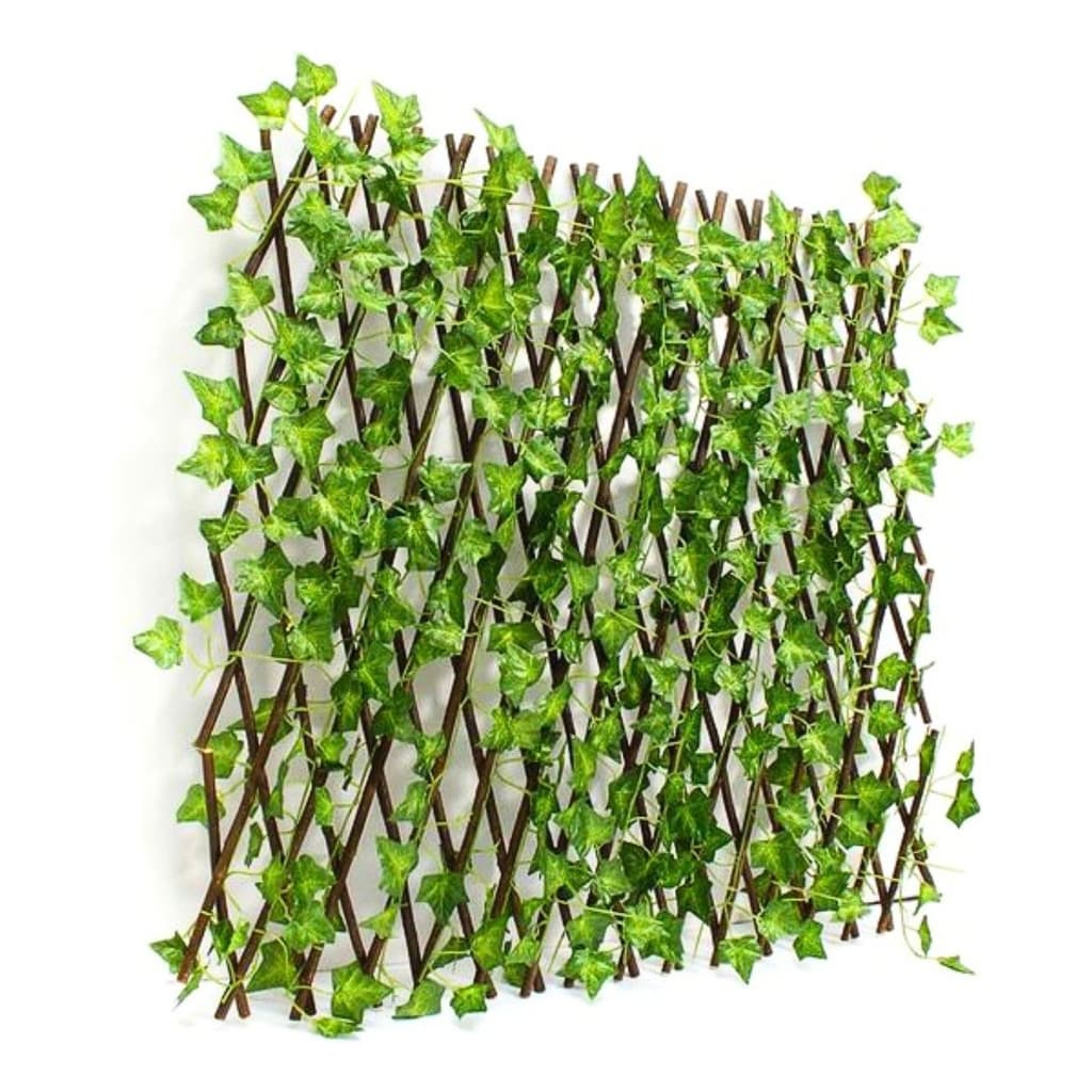 Kit 4 Treliça Folhagem Planta Verde Cerca Expansível 2metros