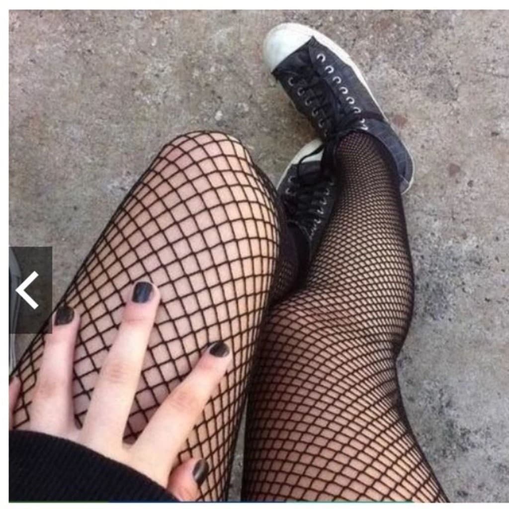 Meia Calça Arrastão  Redinha Feminina