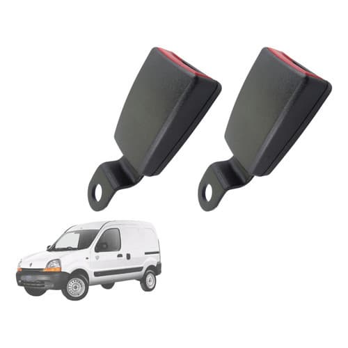Kit 2 Fecho Trava Fêmea Cinto Segurança Universal Renault Kangoo