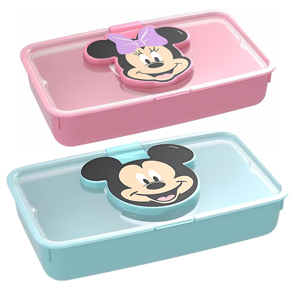 Porta lenço Minnie e Mickey - PLASUTIL