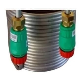 Conexão Latão 3/8 Chiller Engate 1/2 Pol - 2pçs