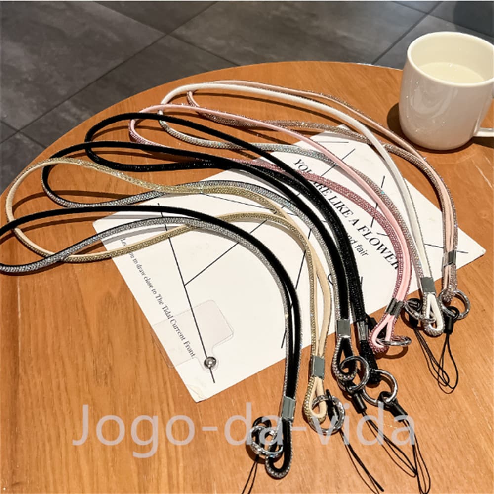 Novo Cordão De Telefone Celular universal anti-Perda com brilho