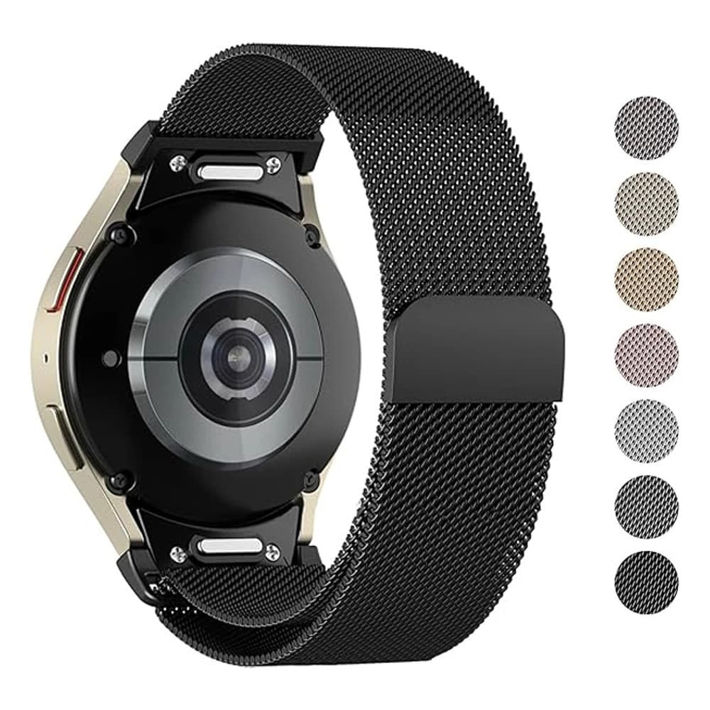 Pulseira  de Milanese aço para Samsung Galaxy Watch 4 5 6 7 FE 40mm 44mm 45mm 42mm 46mm 43mm 47mm