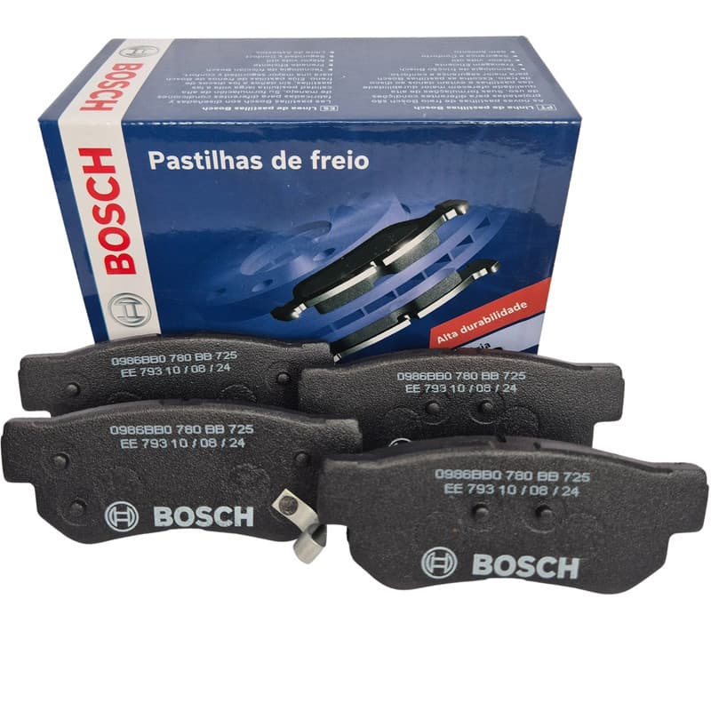 Pastilha de freio Traseira Kia Carens 2.0 16V 2008 até 2014 - BOSCH - Cod. 0986BB0780