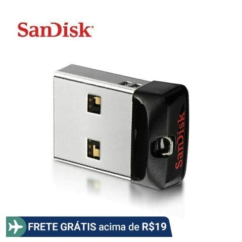 Pendrive 128 Gb 64 32 16 8 4 Pen Drive USB Cruzer Cz33 2.0 U Discoteca