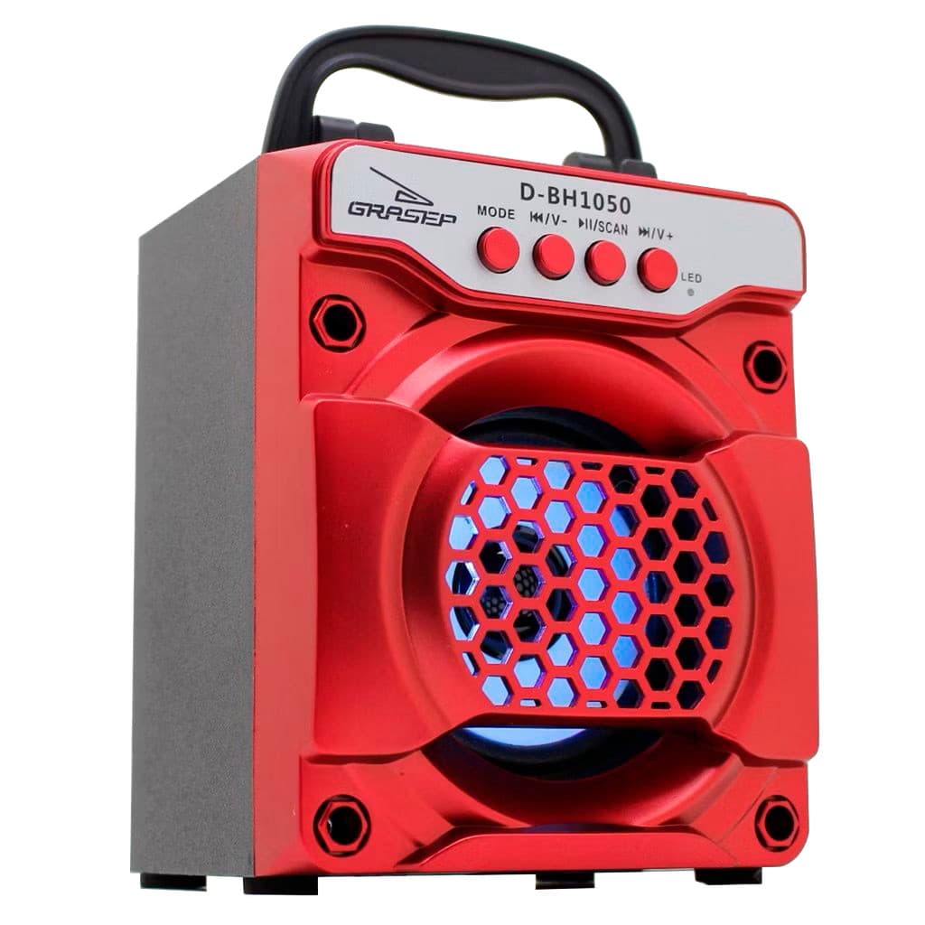 Caixa De Som Bluetooth Ms-307bt Com Fm E Mp3 Player