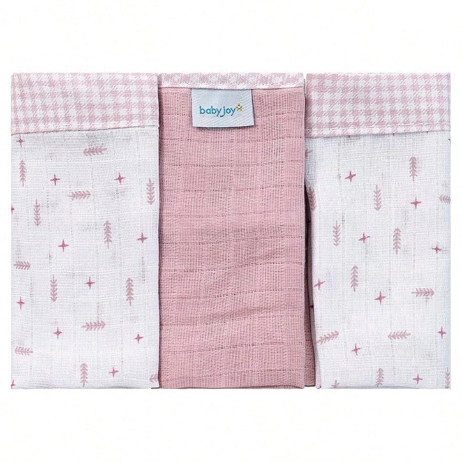 Pano de Boca para Bebê 03 Unidades Baby Joy Clássicos