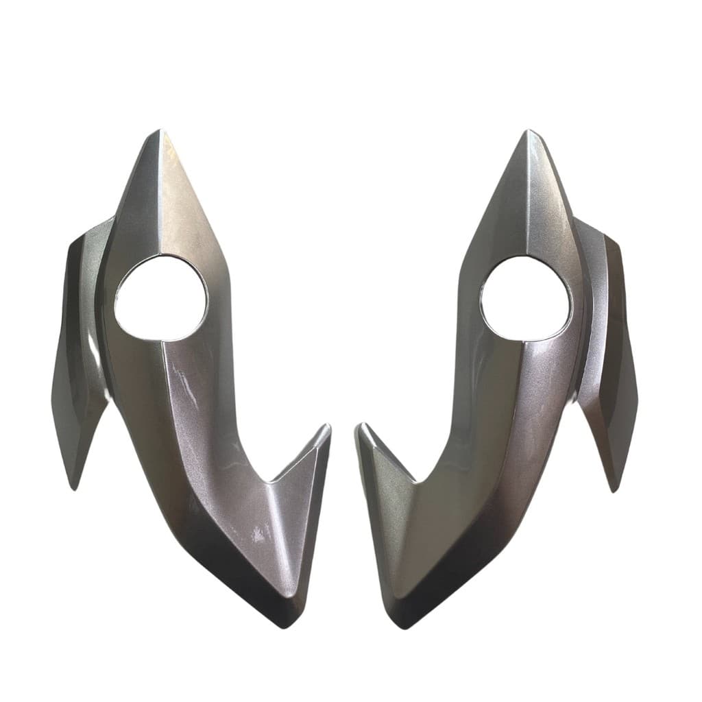 Carenagem Lateral Do Farol Bananinha Titan 160 EX - 2019 - PRATA FORCE METÁLICO