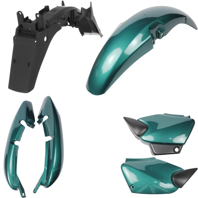 Kit Carenagem Paralama Traseiro Titan 125 2000 2001 Verde