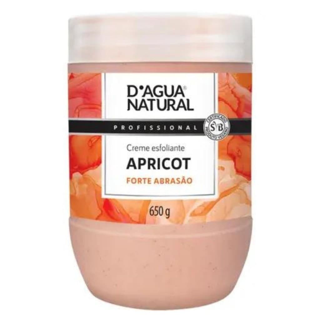 Creme Esfoliante Apricot Forte Abrasão 650g Dagua Natural