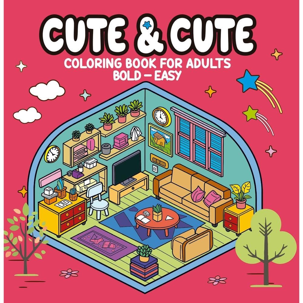 Cute & Cute - Coloring Book for Adults