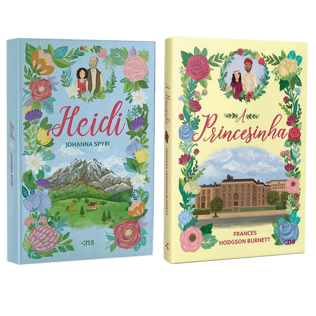 Heidi & A Princesinha Combo Capa Dura Edição Luxo Clássicos Literatura Infantil