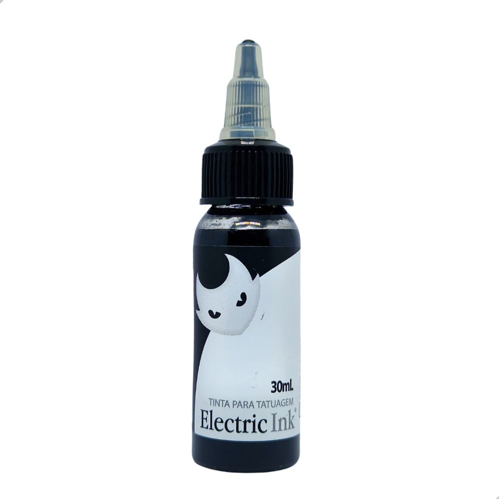 Tinta Para Tatuagem 30ml Electric Ink - Preto Linha