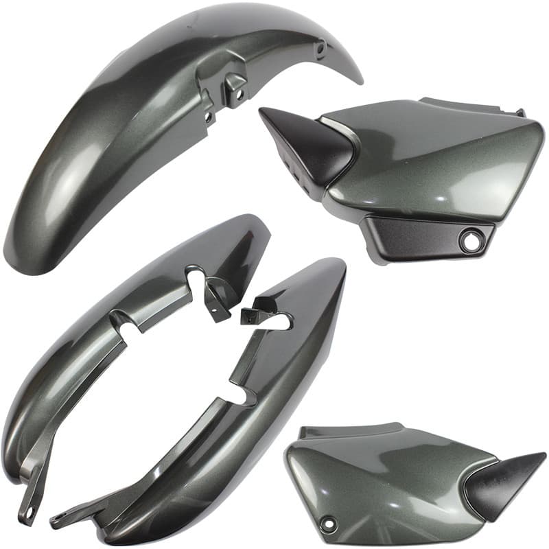 Kit Carenagem Fan 125 2008 - Cinza Metalico