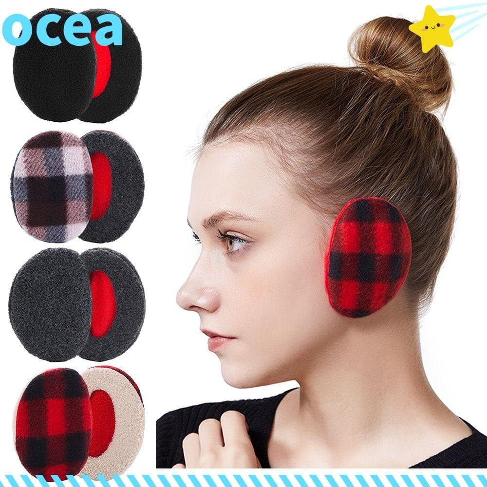 Protetores De Orelha OCEA Macios Para Homens E Mulheres , Lã Fofa , Proteção Os Ouvidos , Capa De Inverno