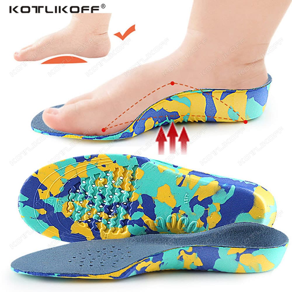 Palmilhas Infantis Para Sapatos Ortopédicos Pés Planos Especiais Suporte De Arco Lmprove Postura Corporal Pé Valgo Corre