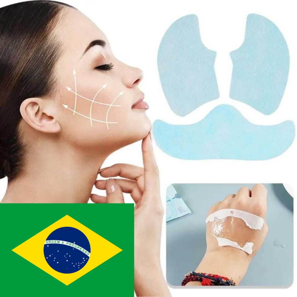 4 Unidades 12 Conjuntos De Máscara Facial De Colágeno Antienvelhecimento Solúvel De Alta Qualidade