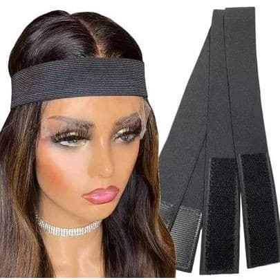 Faixa Velcro Elástico Protetor Fixação Front Lace Peruca Wig top