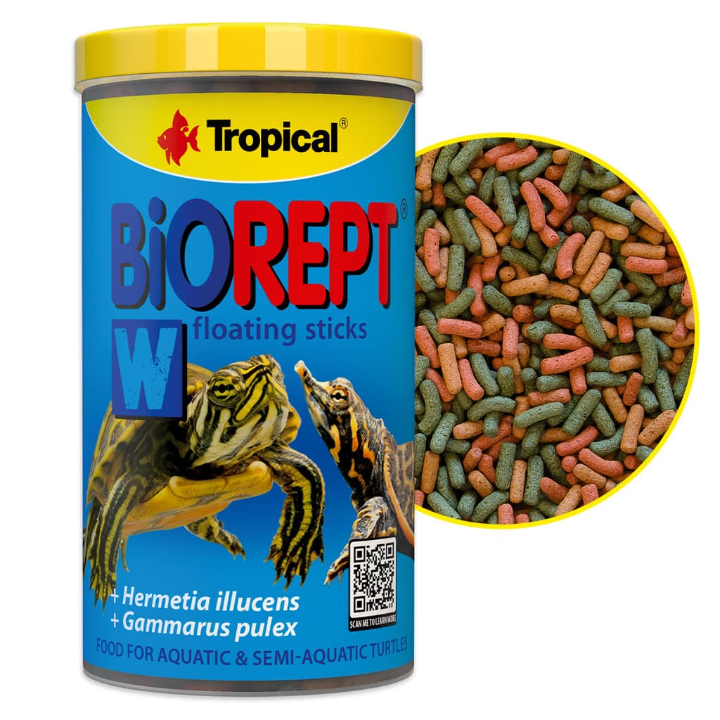 Ração Tropical Biorept W 150g para Tartarugas Aquáticas e Semi Aquáticas