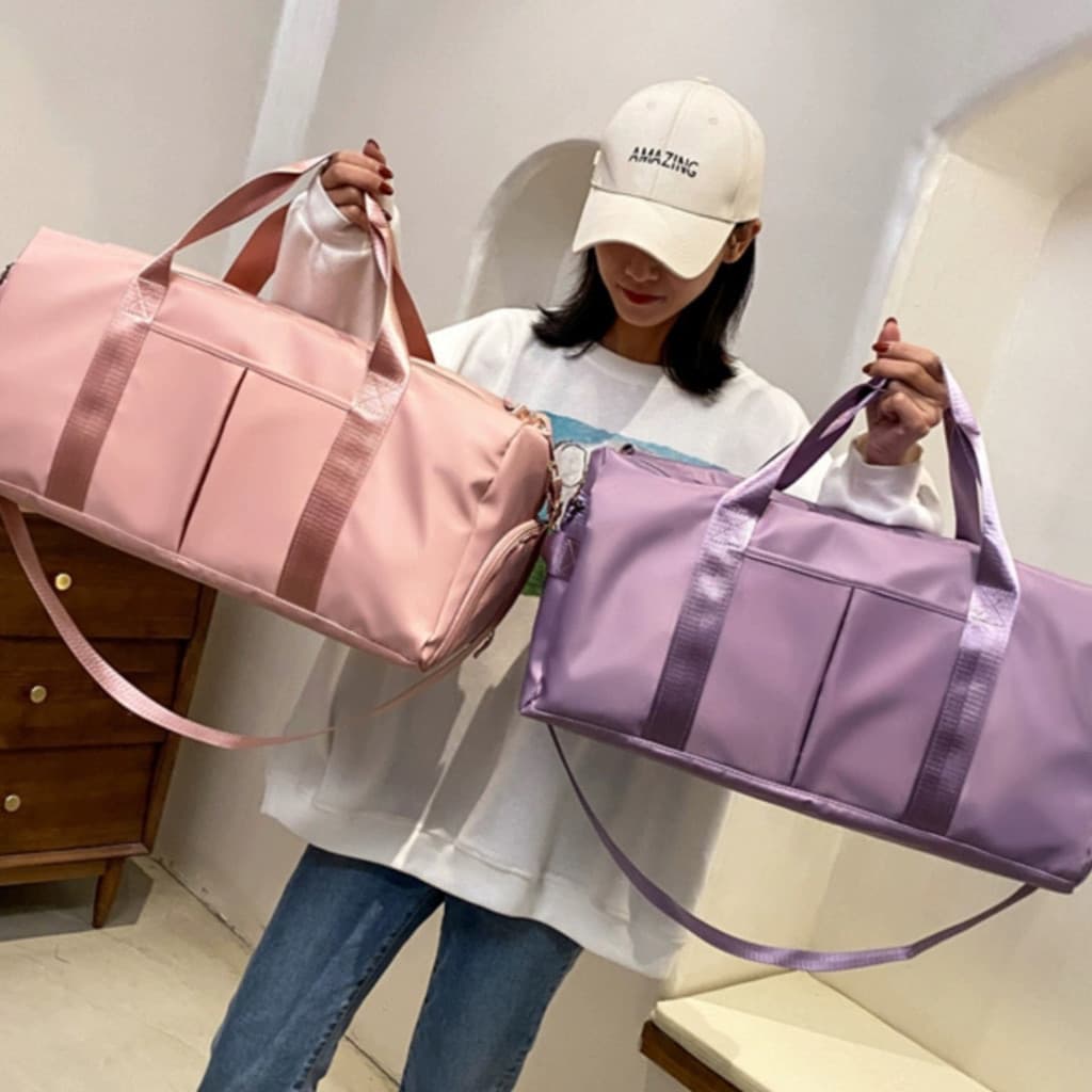 Bolsa feminina fitness Esportiva yoga Bolsa de viagem Impermeável unissex Academia