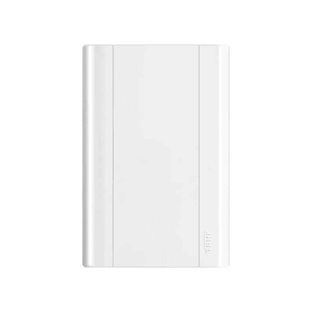 Placa 4x2 Cega Com Suporte Fame Modulare Branca