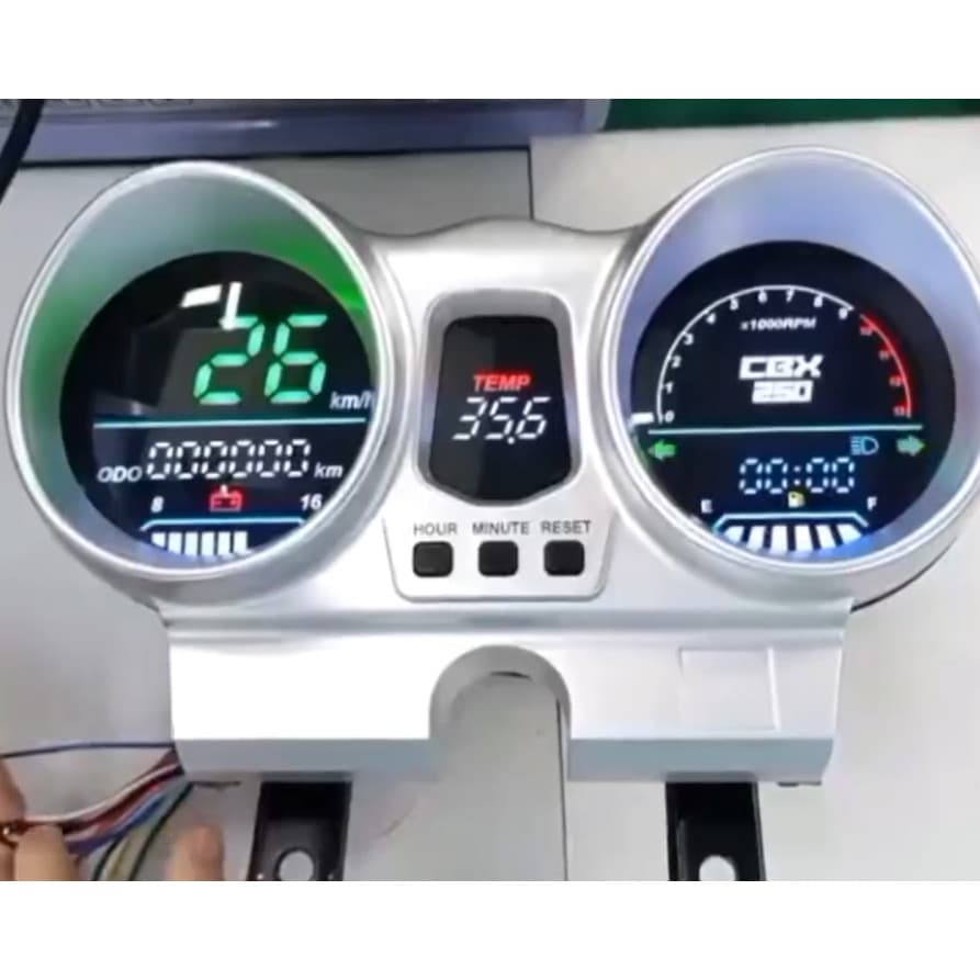 Para Honda Cbx250r Twister 2001 A 2008 Velocímetro Digital 37100-KPF-961