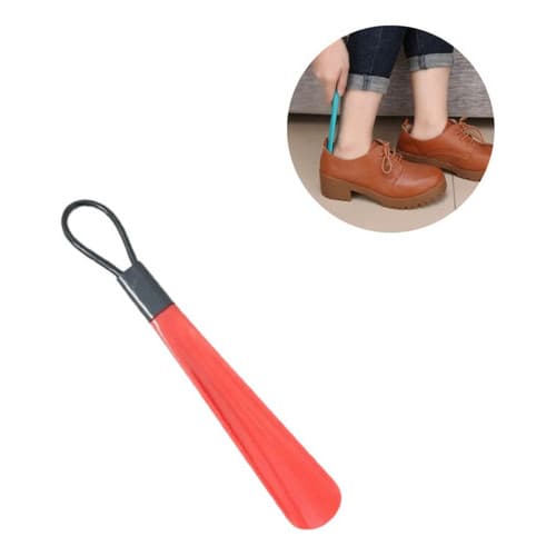 Calçadeira Calçador Sapato Colocar Tênis Cabo Plástico 28cm