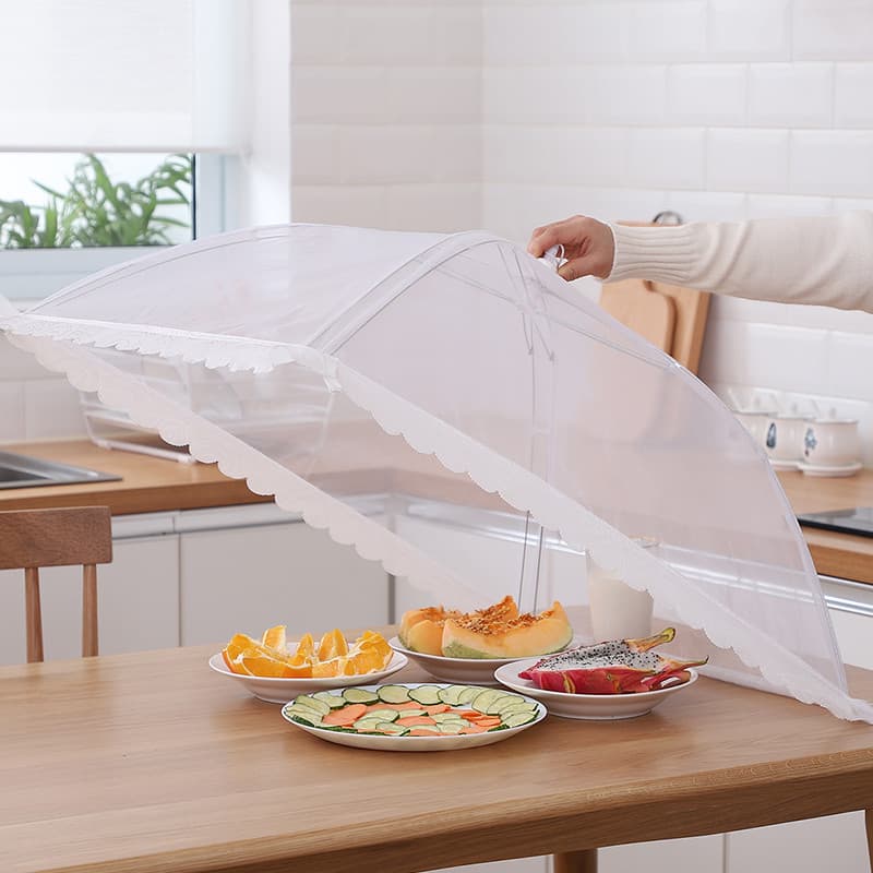 Protetor Tela Mosquiteiro de Alimentos Fruta Bolo Telado 40cm