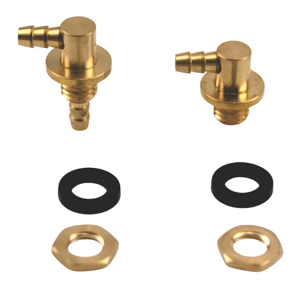 Conexão Para Tanque Transparente Com Retentores 1 Par