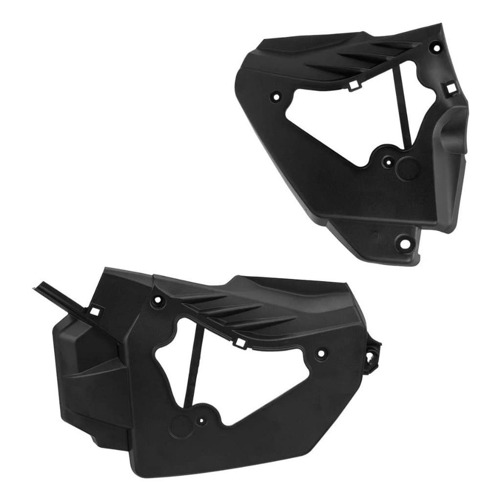 Tampa Lateral Inferior Par Honda Titan 150 Mix 2009 2010 2011 2012 2013 Preto