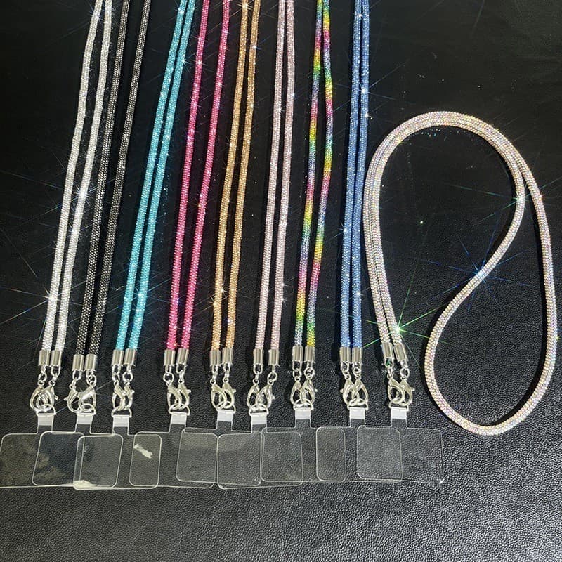 Novo Cordão De Telefone Celular universal anti-Perda com brilho