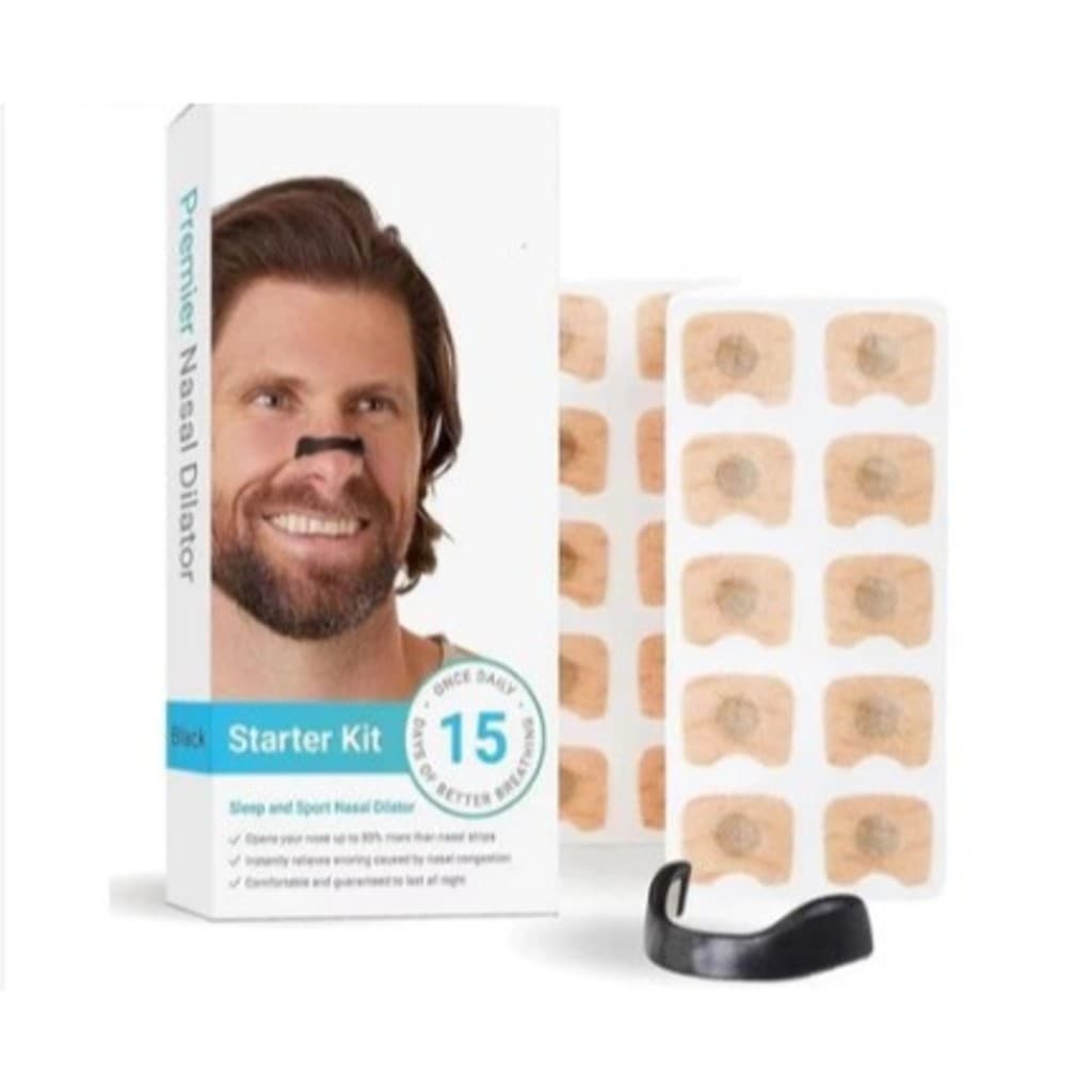 Esporte Dilatador Nasal Sono Dilatadores De Respiração Starter Kit Nariz Respirar Tiras Nasais Reduzir Ronco