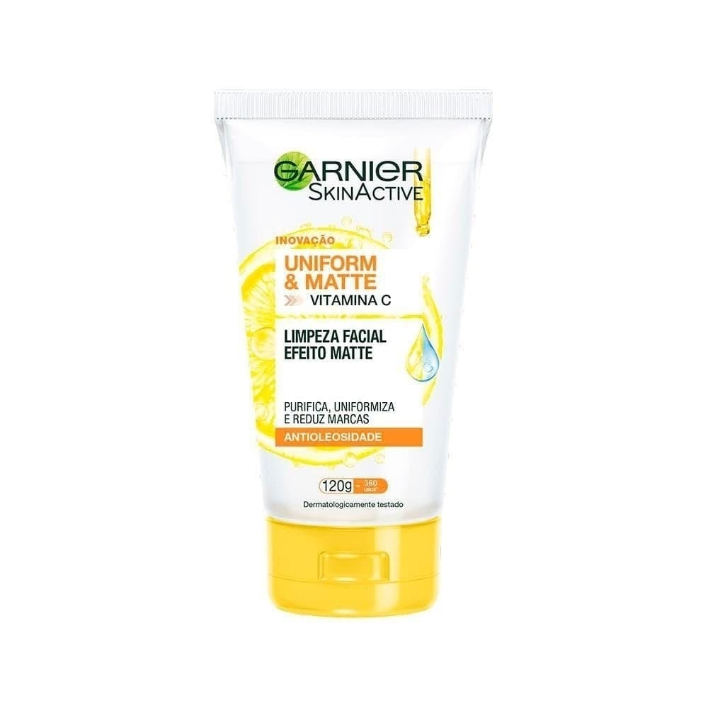 Gel de Limpeza Facial Garnier Vitamina C Efeito Matte 120g