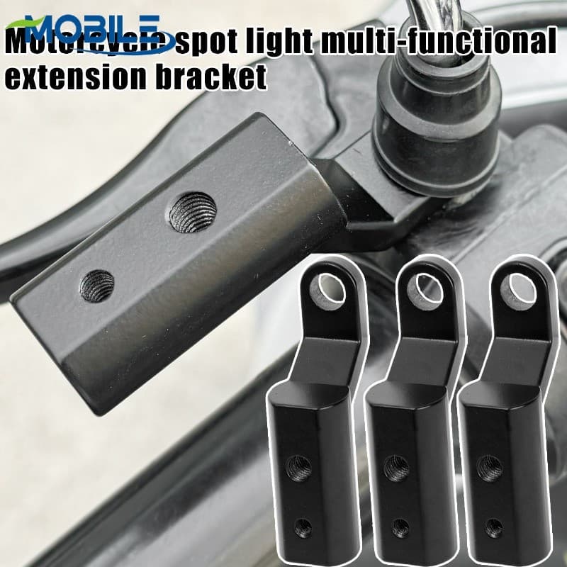 Kit De Suporte Para Motocicleta Resistente-De Extensão Ajustável 3 Em 1 Holofotes E Espelhos , Construção Liga De Alumín