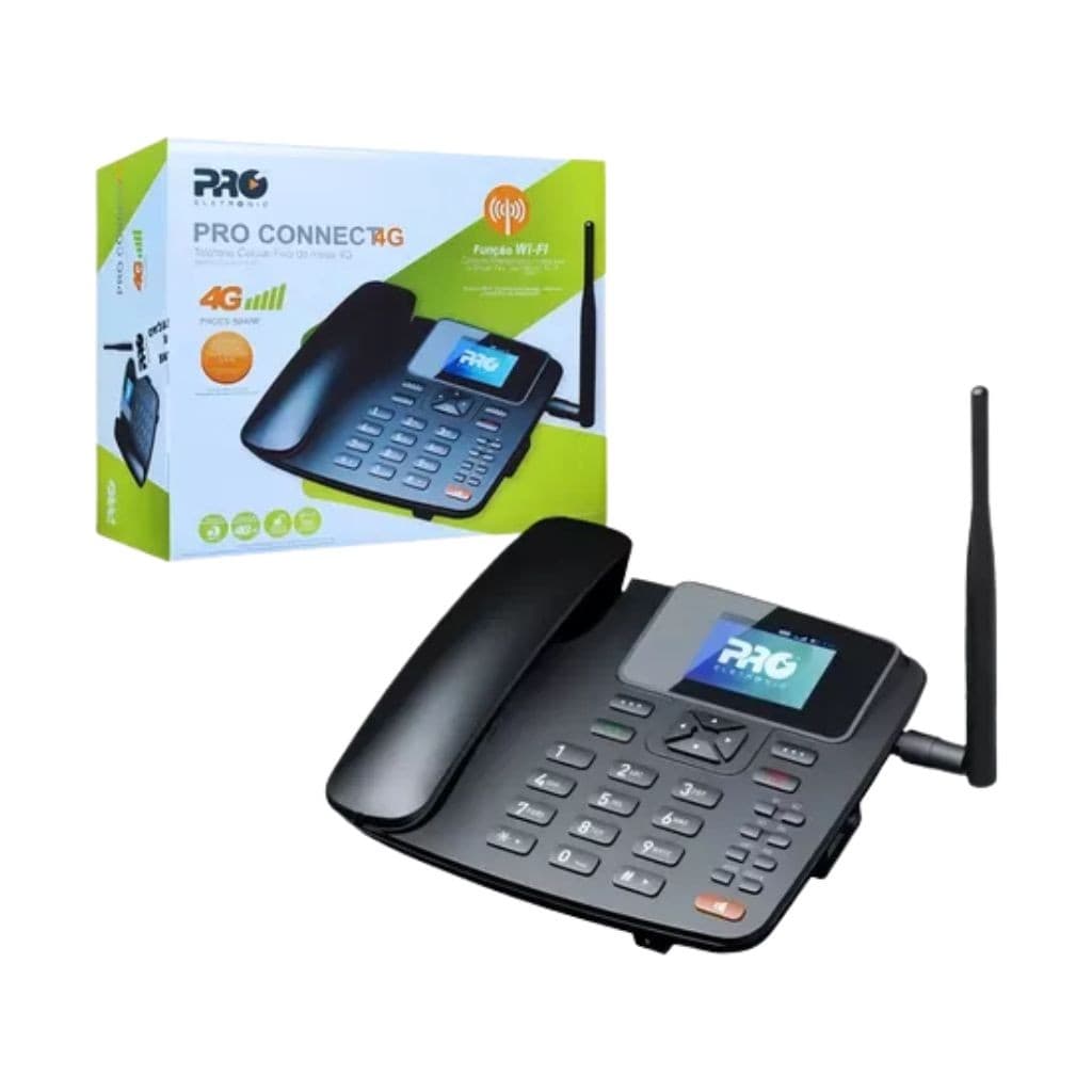 Telefone Rural de Mesa 4G Wifii PROCS-5040W Proeletronic 