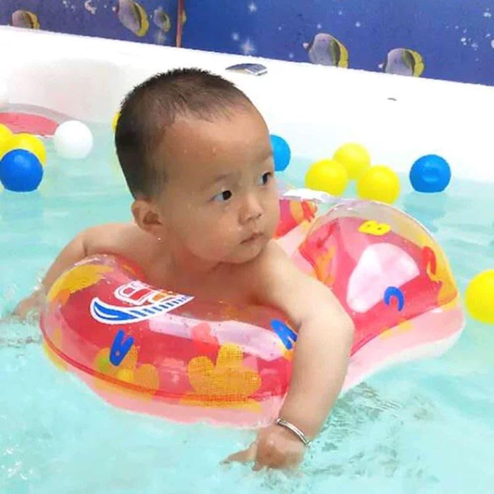 Bóia Inflável Infantil Baleia Com Aro Frontal Para Segurar Praia/Piscina Criança 3/4 Anos