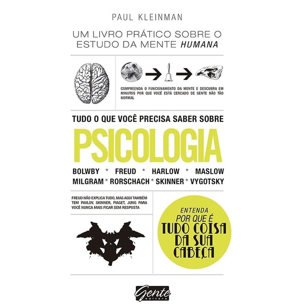 Livro Tudo o que você precisa saber sobre psicologia