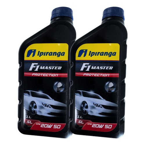 2 Litros De Óleo Motor Ipiranga F1 Master Protection 20w50 Sl