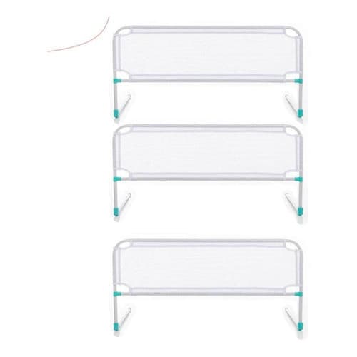 3 Grades De Camas Proteção Protetor Iantil Cor Branco Liso