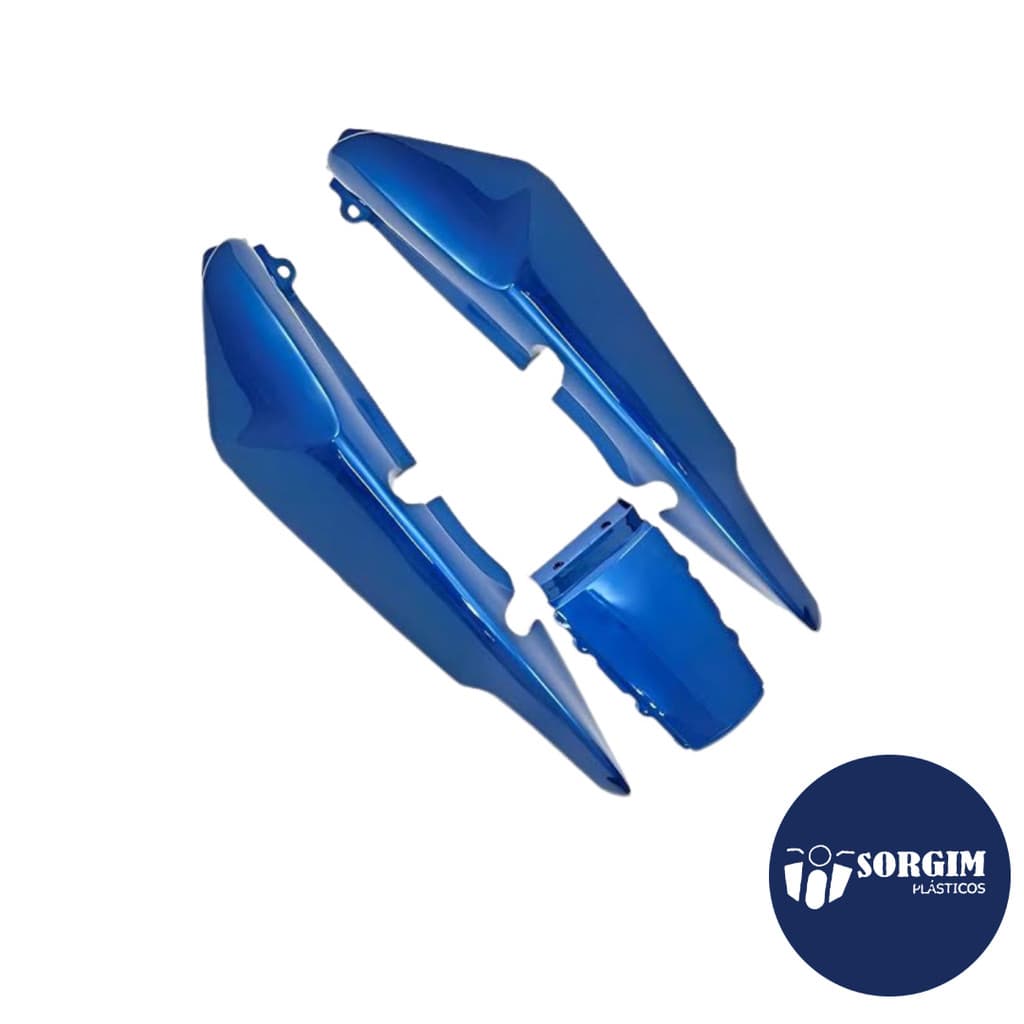 Rabeta Completa Titan 150 2007 Azul Metálico