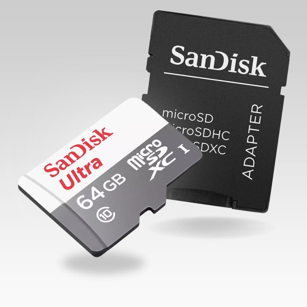 Cartão Memória Micro SD Ultra 64G e 128G Com Adaptador p/ Câmera Fotográfica e Computador VENTO