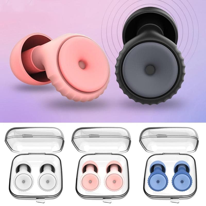 Silicone Macio À Prova De Som Tampões De Ouvido Sono Filtro De Redução De Ruído Para Orelhas Earplug Profiss
