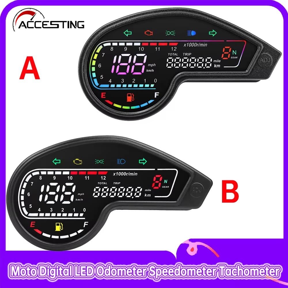 Para Honda NXR150 NXR125 Bros 2003-2014 CRV Brasil Colômbia Atualização Motociclismo Odômetro Digital Tacho Medidor RPM 