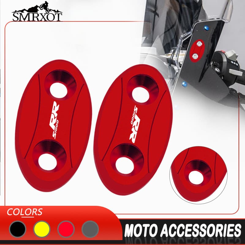 Acessórios Da Motocicleta Para s1000rr S 1000 RR 2009-2018 Espelho Buraco Capa Pára-Brisas Acionado Eliminadores Tampa s