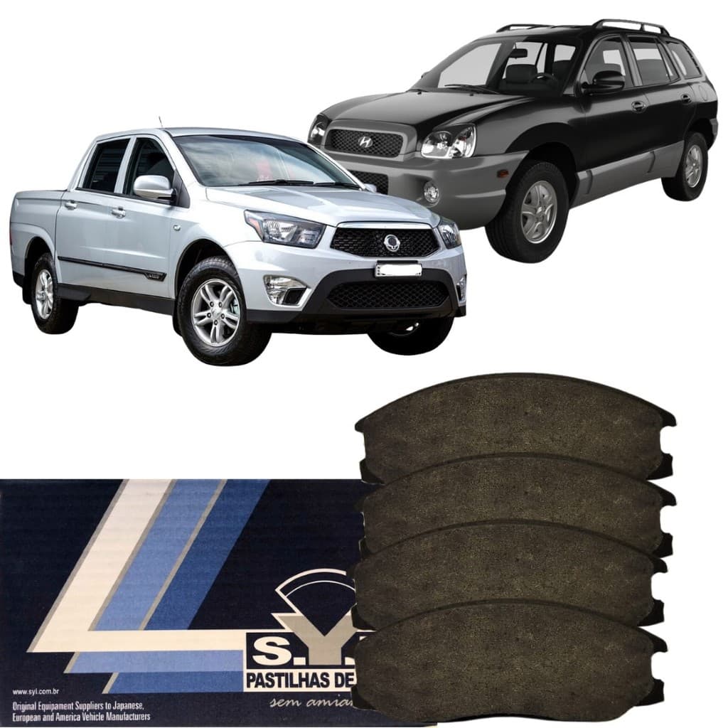 Pastilha De Freio Dianteiro S.y.l Hyundai E Ssangyong