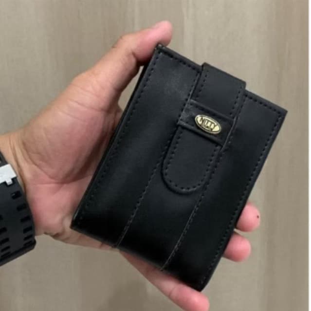 CARTEIRA MASCULINA EM COURO NITTY PORTA DOCUMENTO RG CNH NOTAS