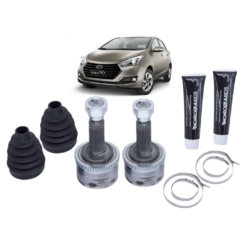 Par Junta Homocinética Fixa 20x25 Axios Hyundai Hb20 2012 A 2018 Dianteira 